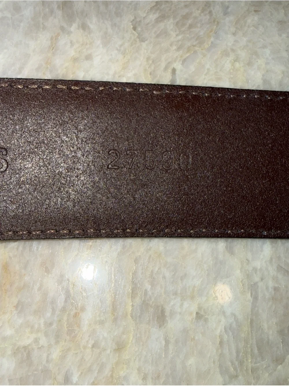 Allen Edmonds Manistee brogues Dress Belt Sz 38 - Picture 5 of 7